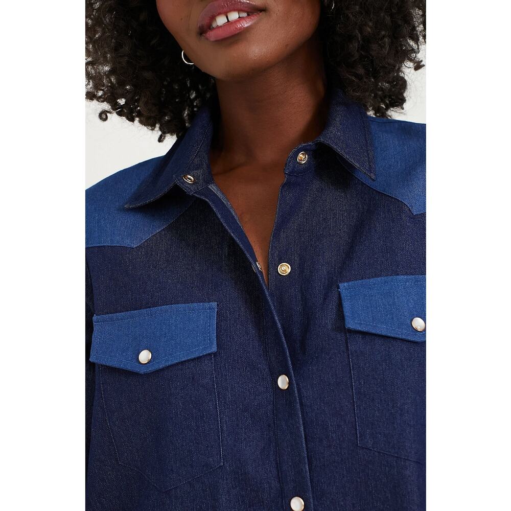 Tuckernuck Steele Shirt - M - Chambray - Picture 7 of 8